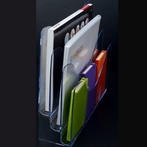 투명 카달로그꽂이 3단 전단지 보관함 신문꽂이