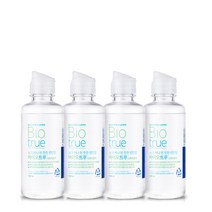 바슈롬 바이오 트루 렌즈 보존액, 4개, 120ml