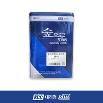 KCC 숲으로에이스외부용 18L(말통) 무광페인트 외부수성페인트 담장 옹벽 벽화 외벽 주택 보수 수리, 철황색(3390), 1개