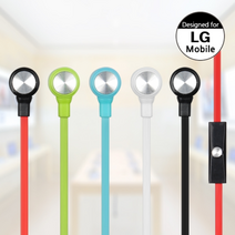 [KT알파쇼핑]for LG Mobile L-30 칼국수줄 스테레오 이어셋, LG모바일 이어셋 L-30 블랙