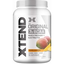 뉴 엑스텐드 BCAA Xtend 6가지 맛 모음 필수 아미노산 함유 90 30 서빙, 09. 망고 매드니스 90서빙(대용량), 1개