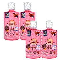 2080 애경 치과놀이 가글 딸기맛, 250ml, 4개
