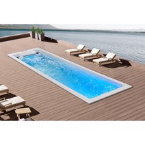 여름 풀빌라 대형 야외 수영장 스파 건축 제작 독채 제주도 펜션 조립 LA-000029737, 01 WSPC05ST(치마 안착)