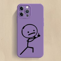 캐릭터 디자인 휴대폰 케이스 아이폰 11 12 13 14 프로 맥스 미니 XR XS X 7 8 플러스 SE2020, For iPhone 11 Pro