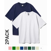 (즉시출고)FP142 [패키지] 더블코튼 무지반팔 패키지 KHST1011 Double cotton T-Shirt