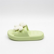 [코지] 여자 소프트 스펀지 꽃장식 가벼운 슬리퍼