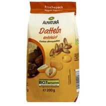Alnatura Bio Dates Pitted 알나투라 바이오 씨 없는 말린 건 대추 야자 200g 4개