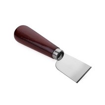 가죽공예칼 스트랩커터 재단칼 DIY 날카로운 가죽 Skiving 칼 절단 도구 공예 안전 나무 손잡이, 02 Brown