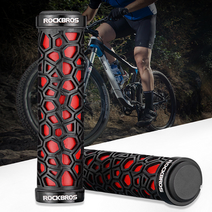 락브로스 자전거 전동킥보드 싸이클 MTB 핸들 손잡이 미끄럼방지 고무 핸들그립 라이딩 악세사리 용품, RB자전거핸들바그립_블루
