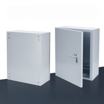 세대분전함 전기 분전함 차단기함 노출분전반 안전 옥외용, 400x500x300mm, 미색 7035 세로 상자