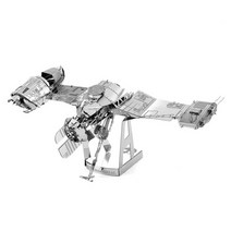 3D DIY 금속 조립 모델 퍼즐 밀레니엄 팔콘 스타 파괴자 R2D2 AT-M6 C-3PO 우주선 퍼즐 퍼즐 성인 키즈, Ski Speeder