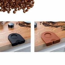 카페용품 실용적인 탬핑매트 패드 실리콘 커피용품 템퍼 소형, 브라운, 브라운