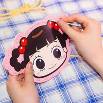 1300K 안녕 자두야 바느질 놀이 DIY 자두 가방 만들기 키트, 단품