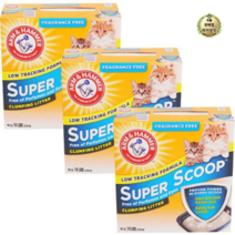 라이브잇 암앤해머 고양이 슈퍼스쿠프 언센티드 무향, 24개, 6.35kg