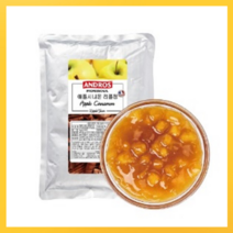 앤드로스 애플시나몬 리플잼 1kg 대용량 잼 / 와플 마카롱 크로와상 크로플 다쿠아즈 베이킹 요거트 아이스크림 토핑 잼, 1개, 1000g