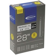 일본직발송 9. 슈발베(SCHWALBE) SCHWALBE(슈발베) [정품] 700×1825C용 경량 튜브 프랑스식 80㎜ XX롱밸브, One Size_One Color, One Size_One Color, One Color