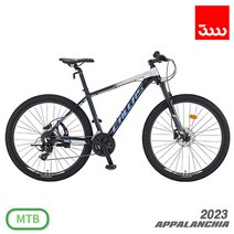 (완조립사은품) 삼천리 2023 아팔란치아 칼라스30 24단 27.5인치 MTB 자전거, [M] 실버 다크블루  (완조립)