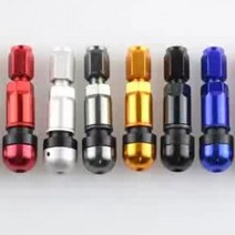 알루미늄 타이어 밸브 4 개 승용차용 둥근 평평한 바닥 TPMS TR525 대부분의 자동차에 적합, silver round bottom