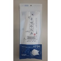 황사 미세먼지 국대마스크 대형 KF94, 5개입, 5개, 흰색