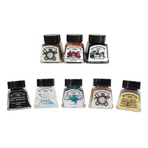 윈저뉴톤 드로잉 잉크 14ml 낱색(26색), 046 Brilliant Green