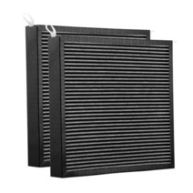 AO 스미스 공기 청정기 KJ400F-A12 교체 액세서리 부품 HEPA 활성 탄소 필터에 대 한 2PCS 필터, 01 Black, 01 Black