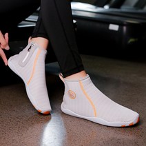 플라잉요가 삭스 피지오 번지 신발 양말, 38, 회색