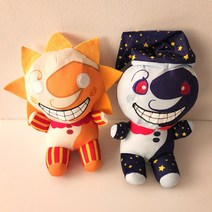 썬드롭 문드롭 봉제 인형 세트 시큐리티 브리치 프레디 피자가게 애착인형 광대 태양 [엘리빅마켓], 2.문드롭