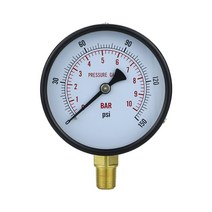 인디케이터 다이얼게이지 압력계 압력 게이지 건식 100mm 중국산, 07 0-1.6Mpa