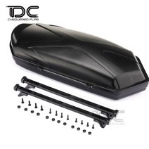 루프박스 루프백 루프렉 지붕 상자 110 rc 트럭 크롤러 자동차 수하물, 박스 x 레일