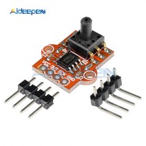 압력송신기 3.3-5V 디지털 기압 센서 모듈 액체 수위 컨트롤러 보드 0-40KPa Arduino 용 2.5mm 소프트 튜브, 한개옵션0