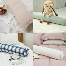 스누즈 피그먼트 롱쿠션 바디필로우 커버, 라떼바디필로우-라이트그레이, 커버만