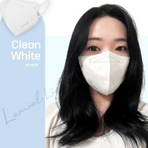 50매 숨쉬기편한 V라인컷팅디자인 컬러 일회용마스크 성인 청소년학생 노알러지 안전테스트 보건위생 방역 덴탈 마스크, 르미엘컬러 마스크(50매)-클린화이트