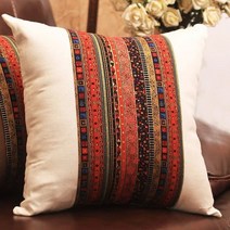 7평원룸 보헤미안 터키 쿠션 에스닉 쿠션 민박 거실 촬영 소품, N + 60X60cm 베개 커버+ 심지
