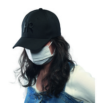 HR 검정모자2개 남여공용 캡모자 프리사이즈