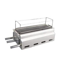 자동 양꼬치기계 캠핑고치구이 미니 오븐 무연 회전, A