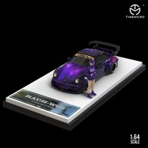 Time Micro 1:64 롤스로이스 컬리넌 RWB 964 스타리 퍼플 다이캐스트 모델 카, RWB964 car figure