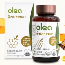 올레아 브라질 프로폴리스 아연c 비염 영양제 비염에좋은 약 만성 몸속 염증 제거 목에좋은 알약, 120정(2개월분)