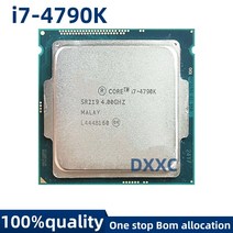 인텔 코어 i7-4790K i7 4790K 4.0 GHz 쿼드 코어 8 스레드 CPU 프로세서 88W 8M LGA 1150 I7-4790K, 1.i7-4790K