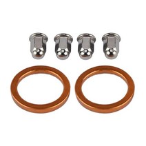 머플러 배기 바이크 오토바이 어 스쿠터 스터드 너트 가스켓 amp M6 캡 부품 혼다 호환 ID32mm OD40mm