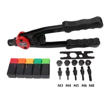 타각기 리벳건 스테인레스판 조립식판넬 징크 리벳팅 100pcs 리벳 너트 + 손 나사 리벳 너트 건 bt606 m3 m4 m5 m6 m8 이중 삽입 수동 리벳 ​​터 건 리벳, 협력사