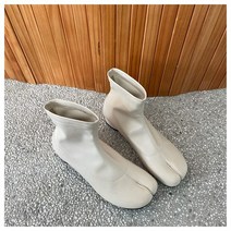 레인부츠여름부츠통굽부츠 앵클부츠 스플릿토 숏부츠 첼시부츠 여성 로우 힐 구두 가을 겨울 신발