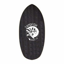 Sandfish Board Co. 화이트 폼 트랙션 스킴보드 크루저 88.9cm35인치