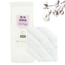 1박스 엠보싱화장솜 토너 순면, 단일
