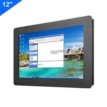 ZHIXIANDA-12.0 인치 1280x800 메탈 쉘 오픈 프레임 임베디드 산업용 모니터 HDMI VGA 입력 터치 없음 LC, 01 HDMI VGA