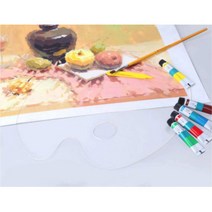 투명 미술 팔레트 화방용품 물감파레트 미술팔레트, 1개, 팔레트 DC001566