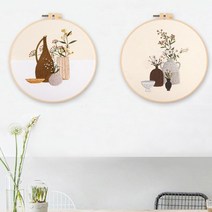 프랑스자수공방 프랑스자수 꽃 배우기 독학 초보 기초 도안 패키지 키트 십자수 DIY, 상품선택, S371