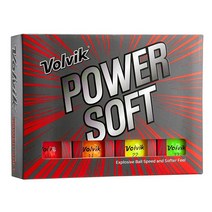 Volvik 파워소프트 익스플로시브 스피드 골프공 12개입 멀티컬러 176214, Assorted