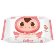 순둥이 로하스 유아물티슈 캡형, 20팩, 20개