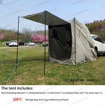 중고 루프탑 텐트 루프 렌탈 하드탑 차량용 SUV 다기능 방수 자동차 후면 자전거 확장 야외 캠핑 쉼터 대형 공간 트레일러 지붕 상단, [02] 1 SET 1