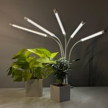 닷드 식물등 LED 식물 재배등 생장등 성장등 성장조명, 5헤드(아답타포함)